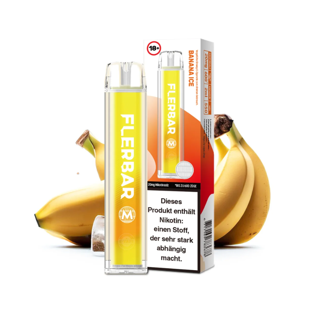 Flerbar 600 Banana Ice  E-Zigarette 20mg