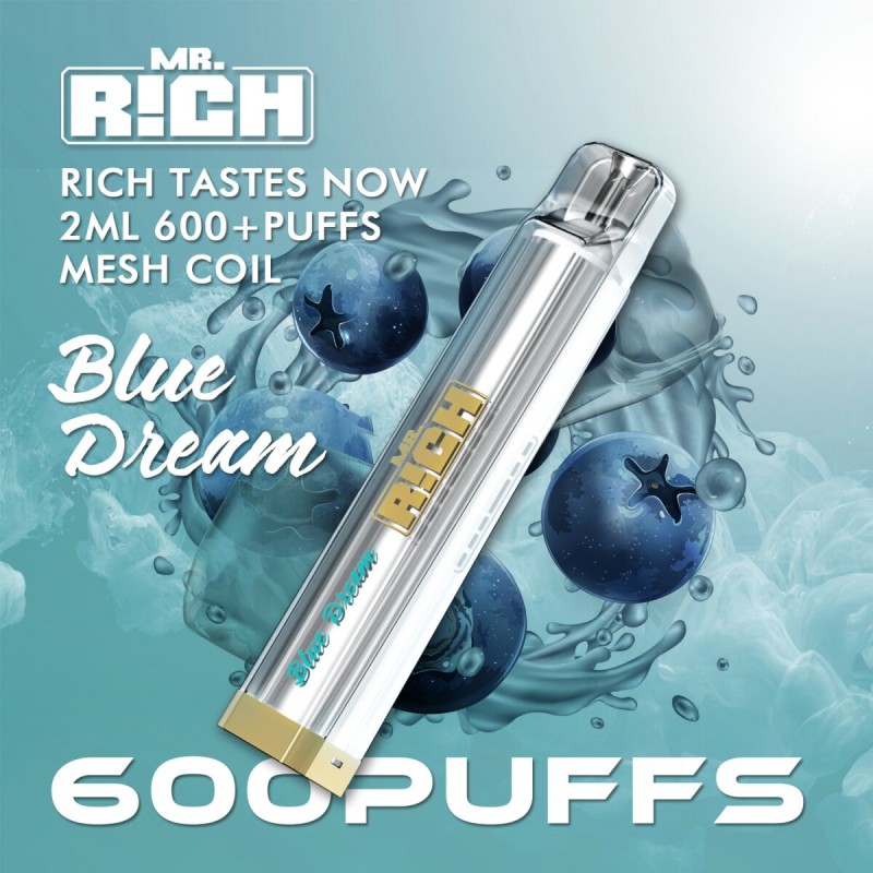 Mr. Rich  E. Shisha "Blue Dream " 600 zuge
