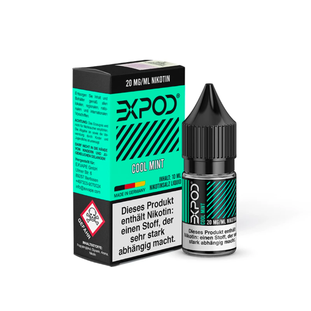 Expod Nikotinsalz Liquid 10ml - Cool Mint-20 mg/ml