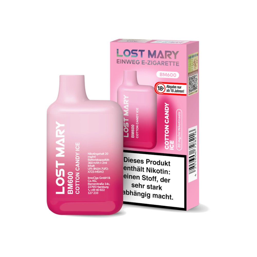Lost Mary BM600 - Cotton Candy Ice 2%