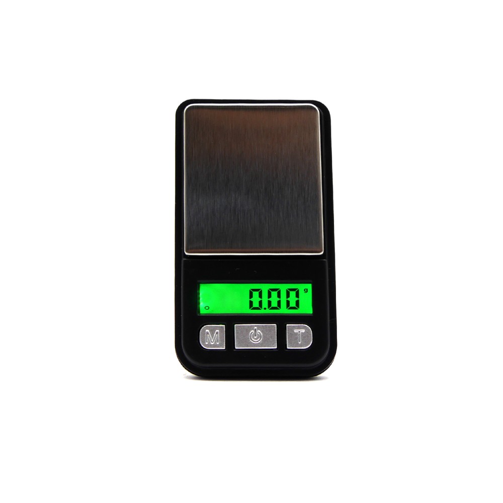 Mini Pocket Scale Schwarz mit Deckel 200g x 0.01g