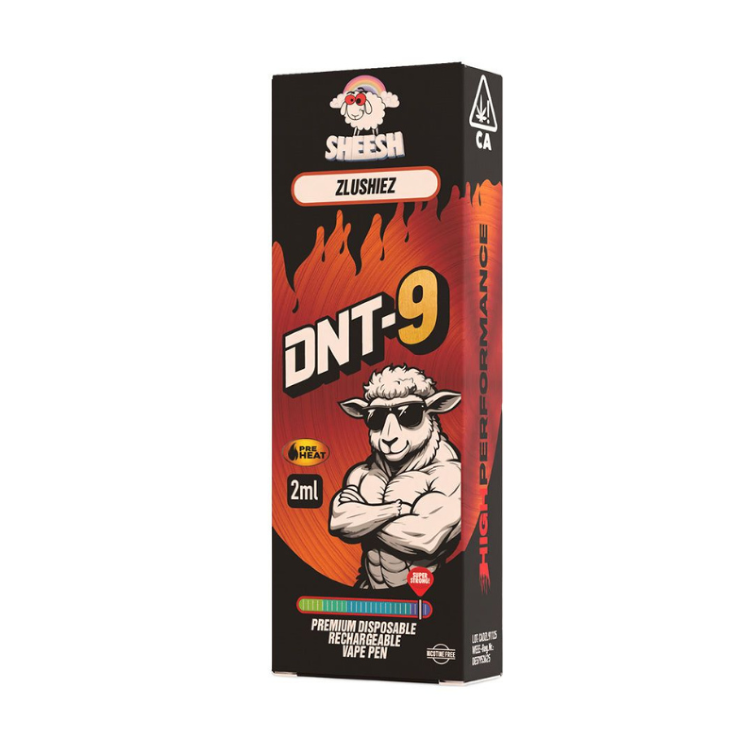 Sheesh DNT-9 Premium Einweg und Rechargeable Vape Pen – Zlushiez, 2 ml