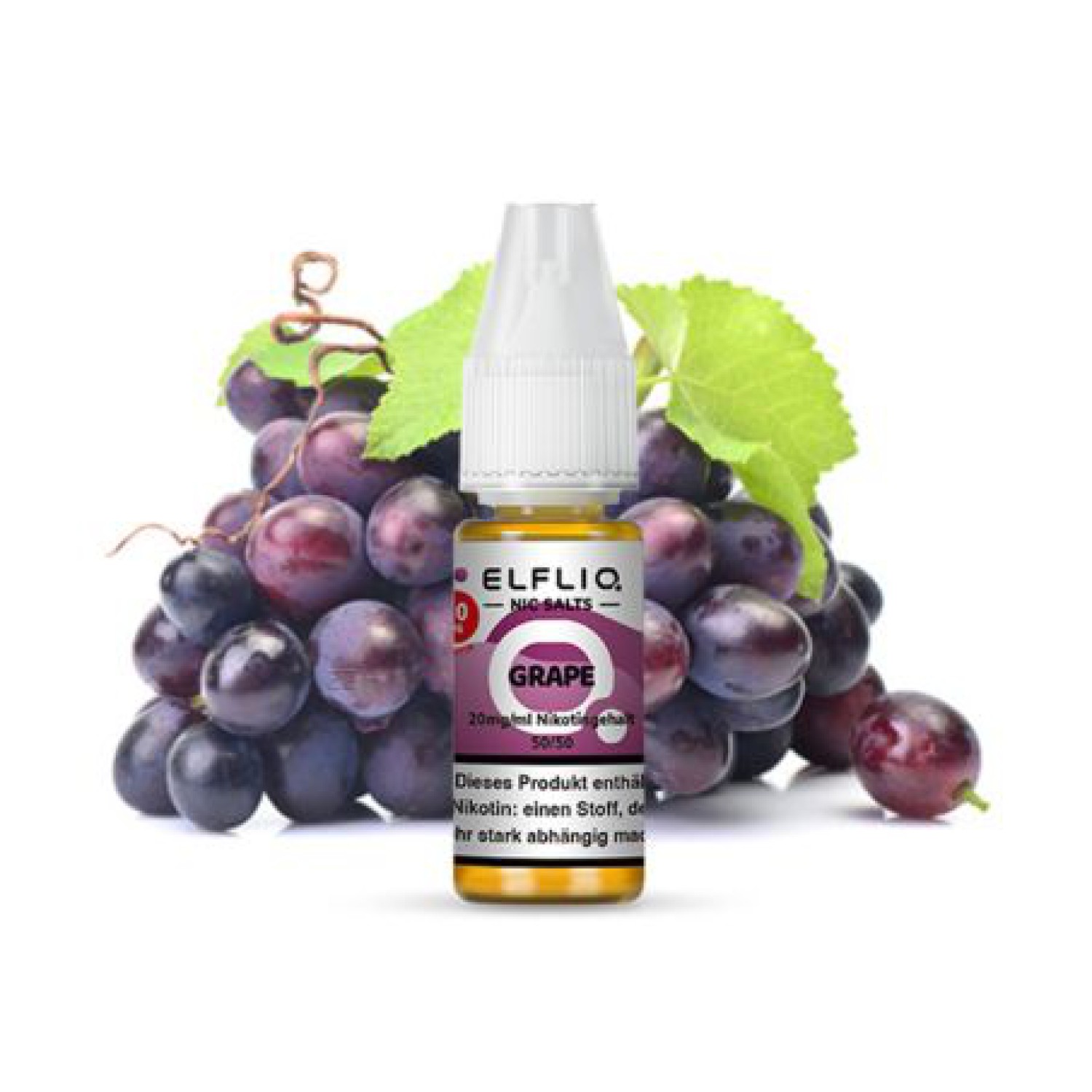ELFBAR Elfliq 20mg " Grape " Nitotinsalz Liquid 10ml