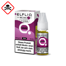ELFBAR Elfliq 20mg " Grape " Nitotinsalz Liquid 10ml