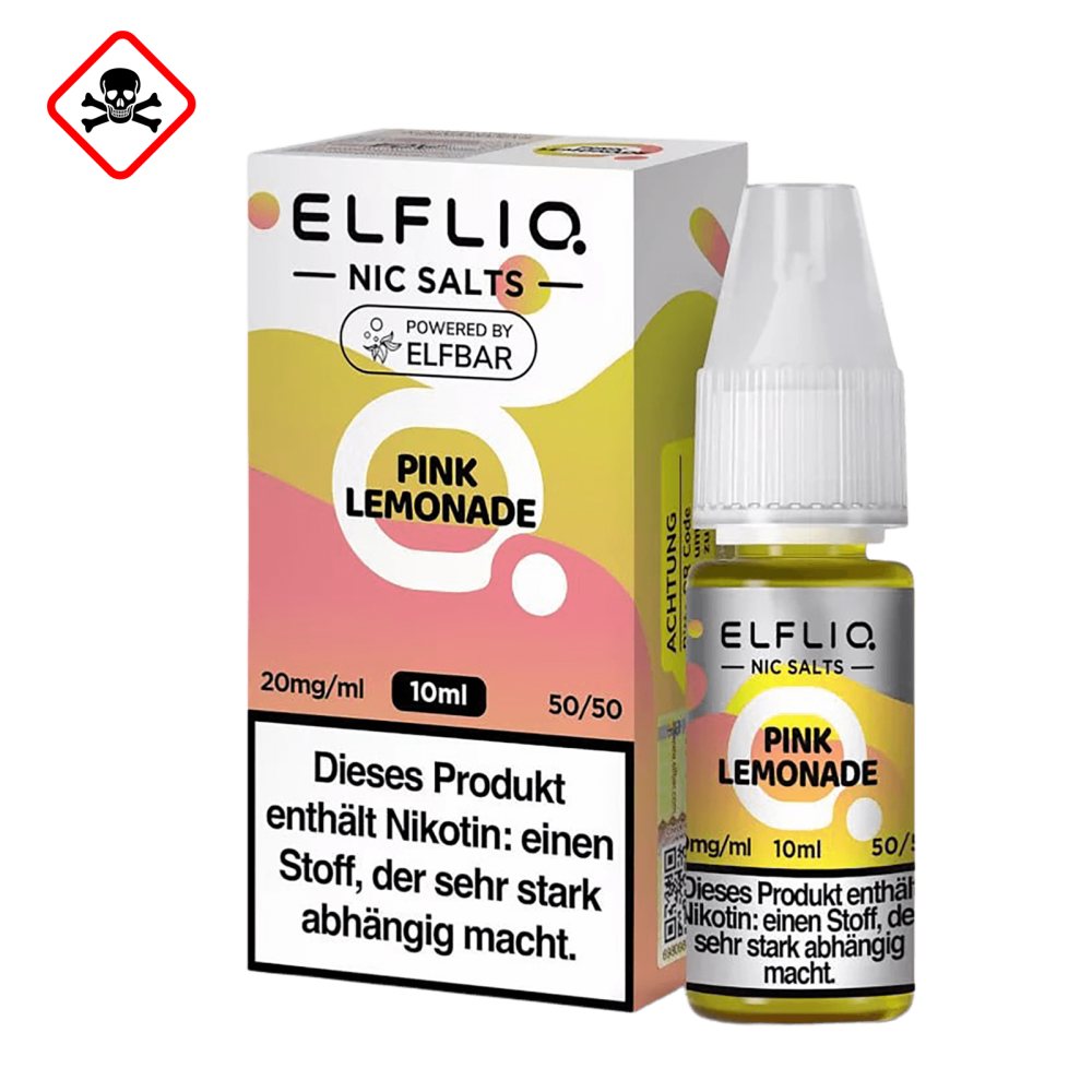 ELFBAR Elfliq 20mg " Pink Lemonade " Nitotinsalz Liquid 10ml