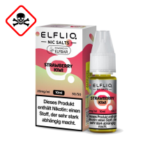 ELFBAR Elfliq 20mg " Strawberry Kiwi " Nitotinsalz Liquid 10ml