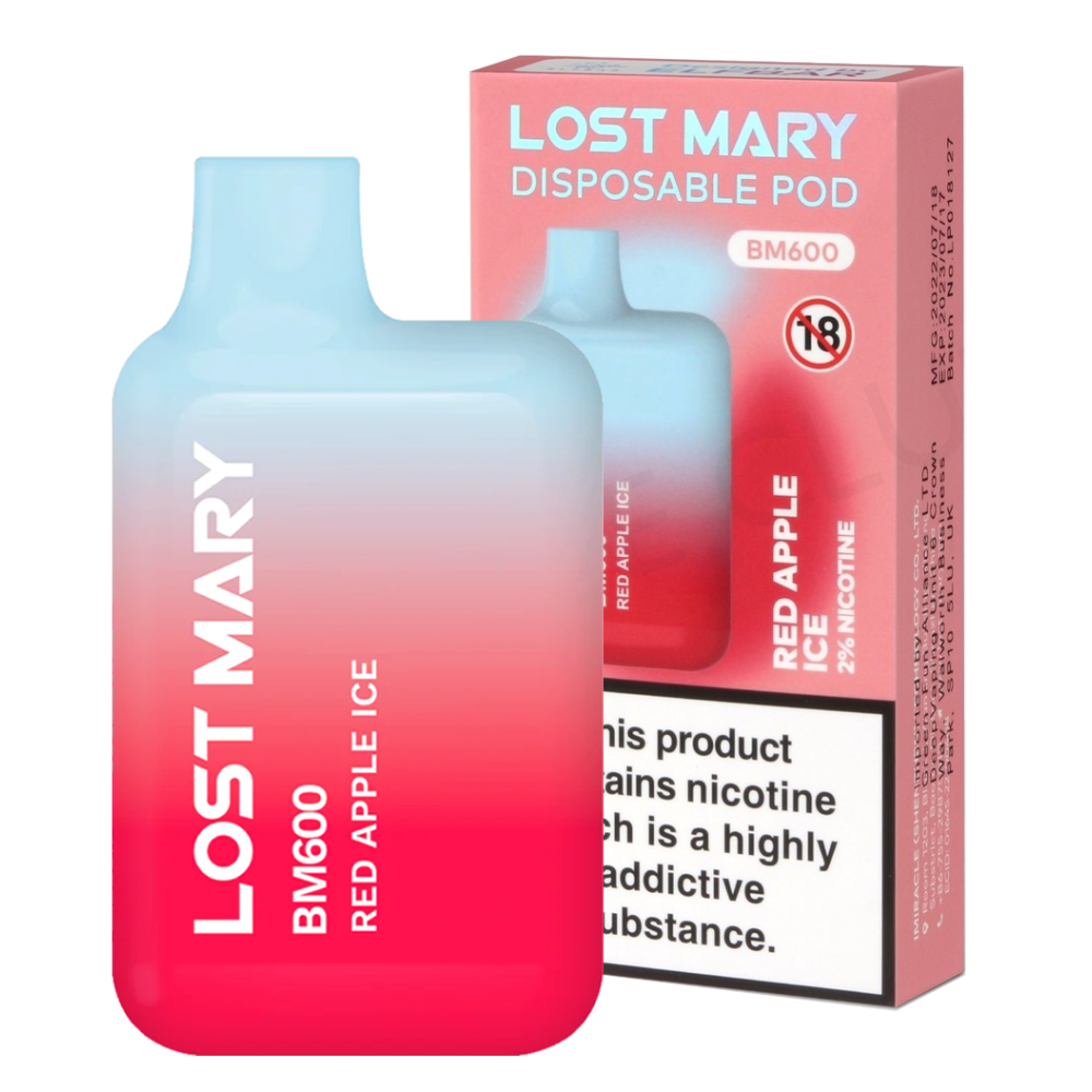 Lost Mary BM600 - Red Apple Ice  2%