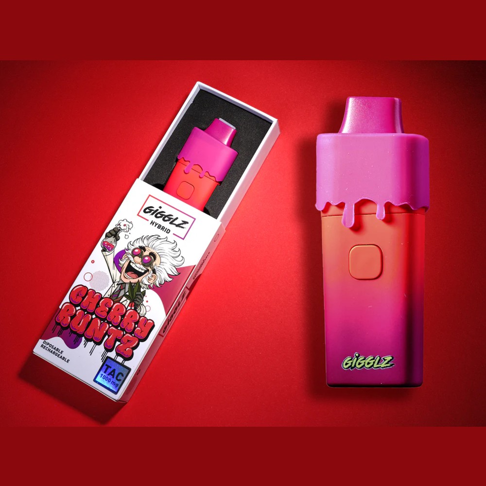 Premium TAC Vape Cherry Runtz von Gigglz 1ml, Hybrid