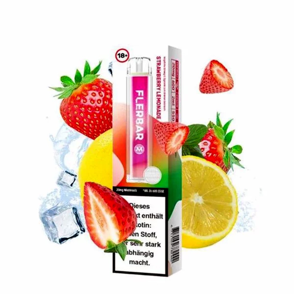 Flerbar 600 Strawberry Lemonade E-Zigarette 20mg