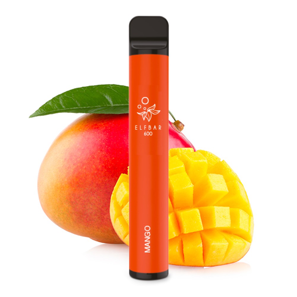 ELFBAR 600 Zuge  Mango  2% Nicotin mit Steuerbandrolle