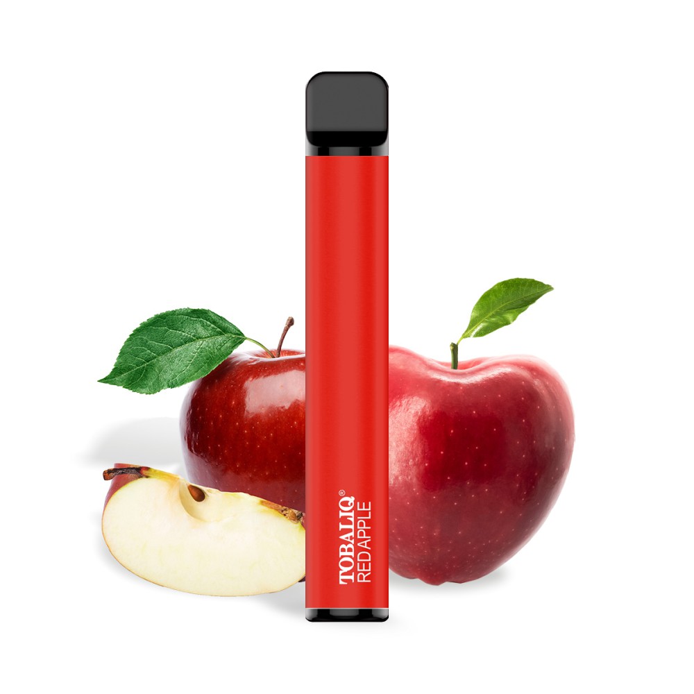 E-Shisha ohne Nikotin 700 züge Red Apple VE-10