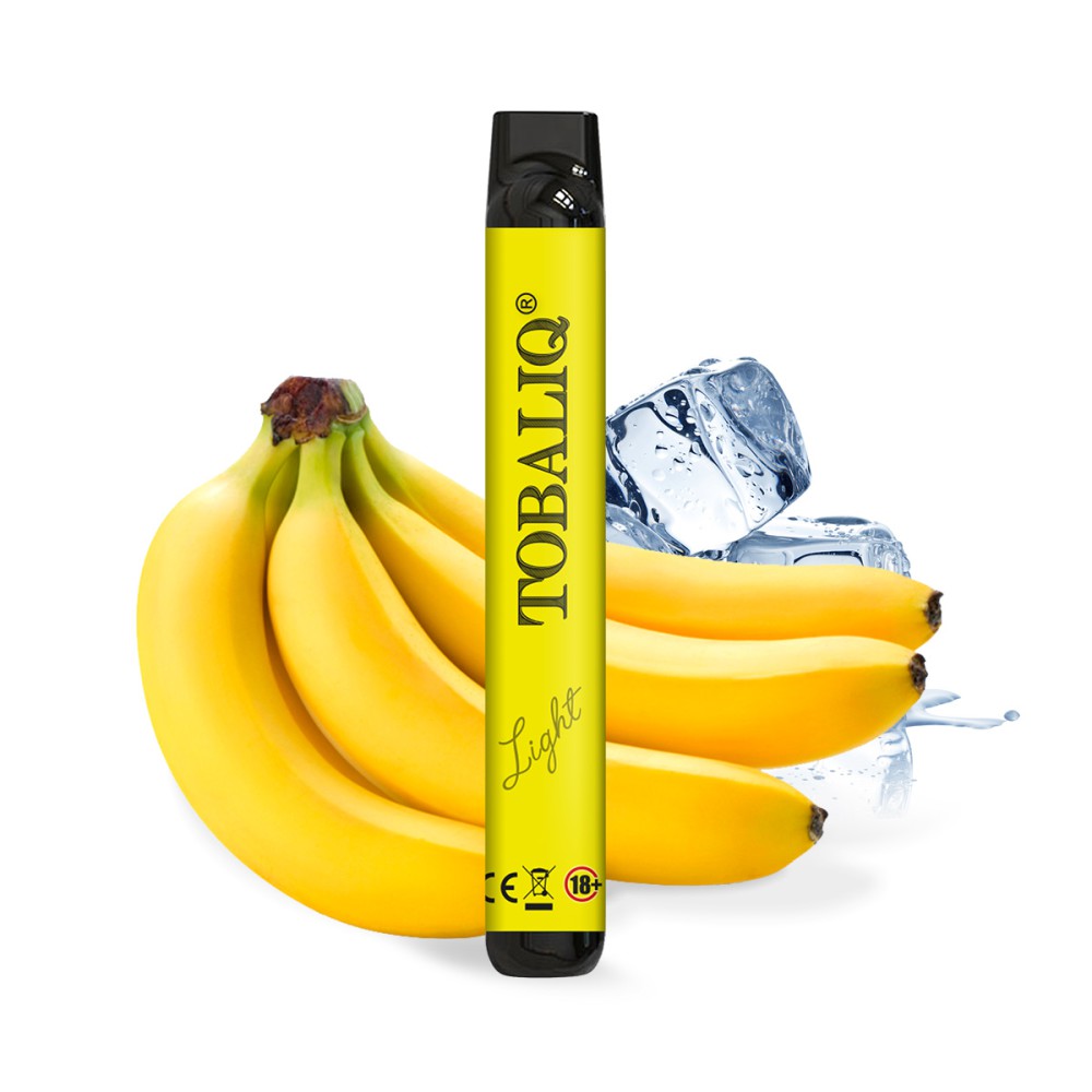 E-Shisha 10mg Nikotin 600 Puffs Banana Ice  VE10
