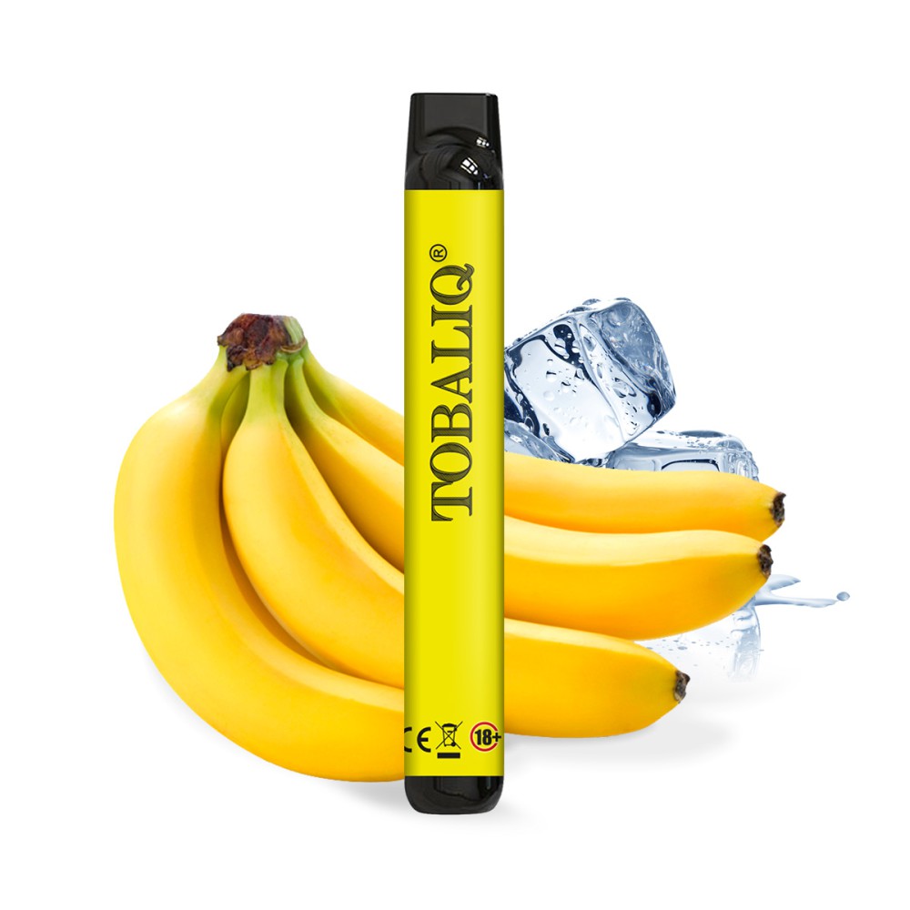 E-Shisha 20mg Nikotin 600 Puffs Banana Ice VE10