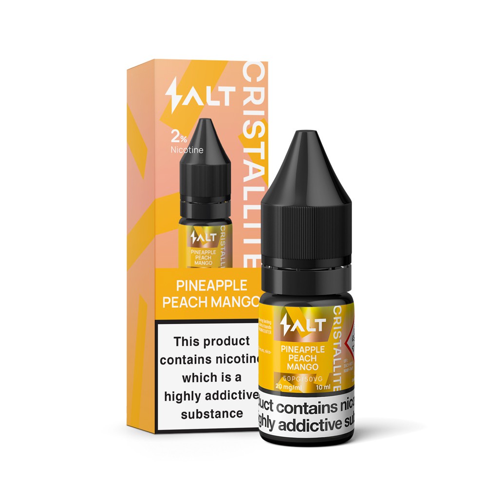Salt Cristallite E-Liquid 20mg/ml "Pineapple Peach Mango" - 10ml