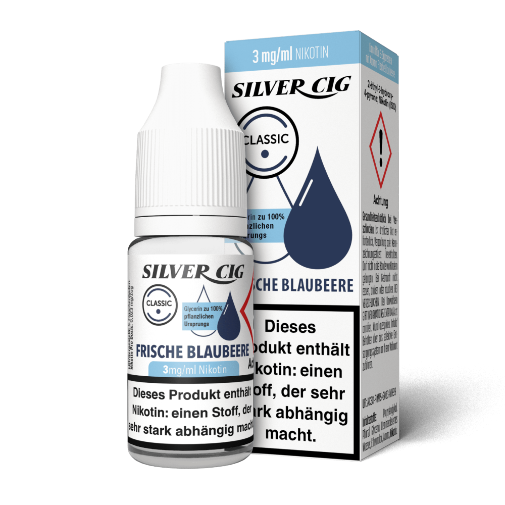 E-Liquid " FrischeBlaubeere "3mg Nikotin 10ml.