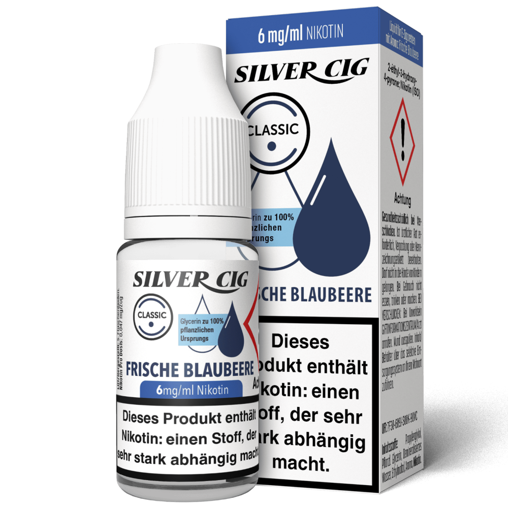 E-Liquid " FrischeBlaubeere "6mg Nikotin 10ml.