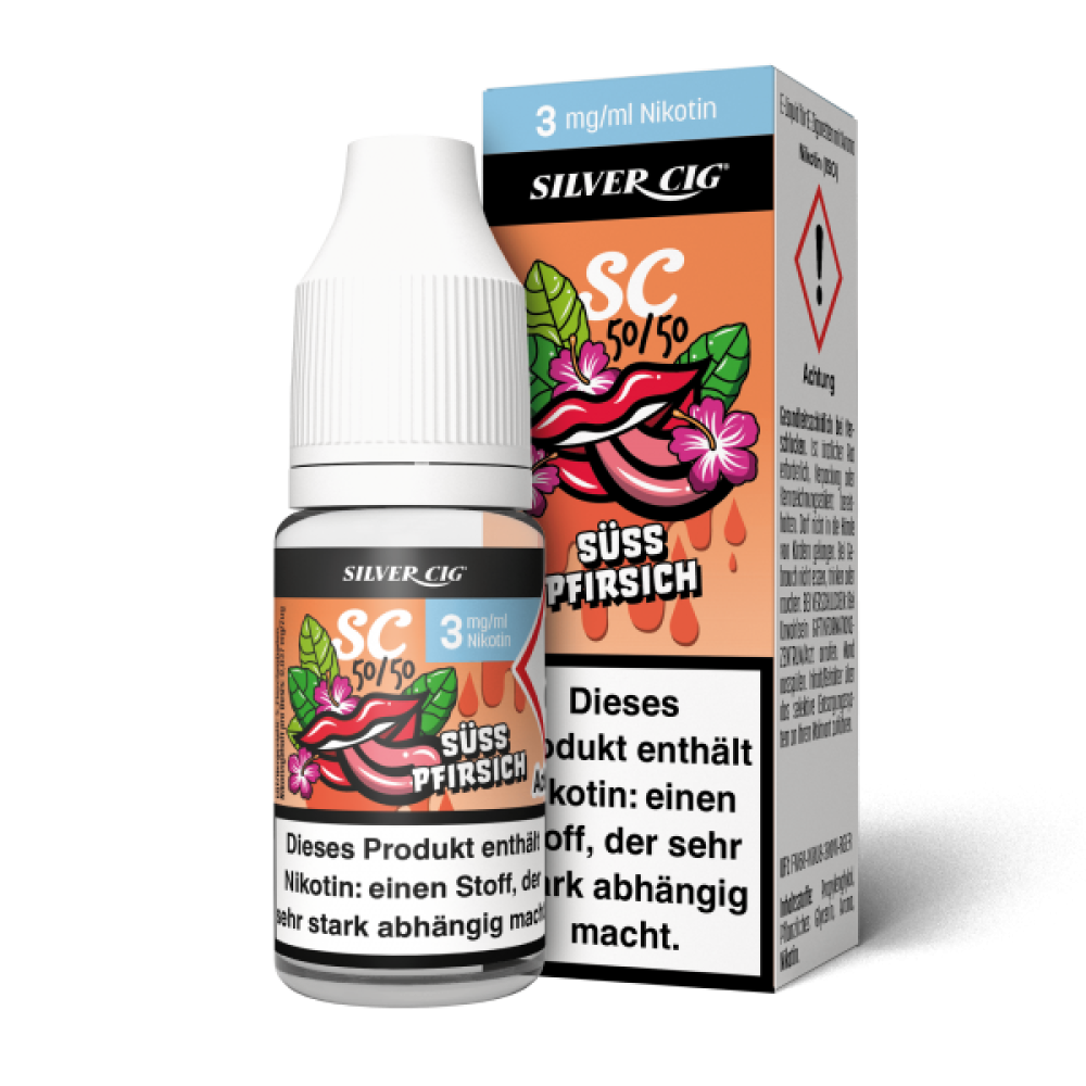 E-Liquid " Süss Pfirsich " 3mg Nikotin 10ml.