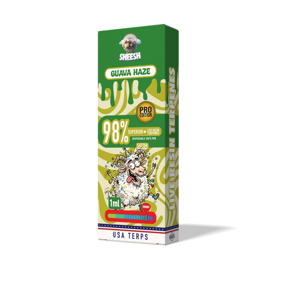 Sheesh 98% Superior Einweg-Vape-Pen "Guava Haze" 1ml