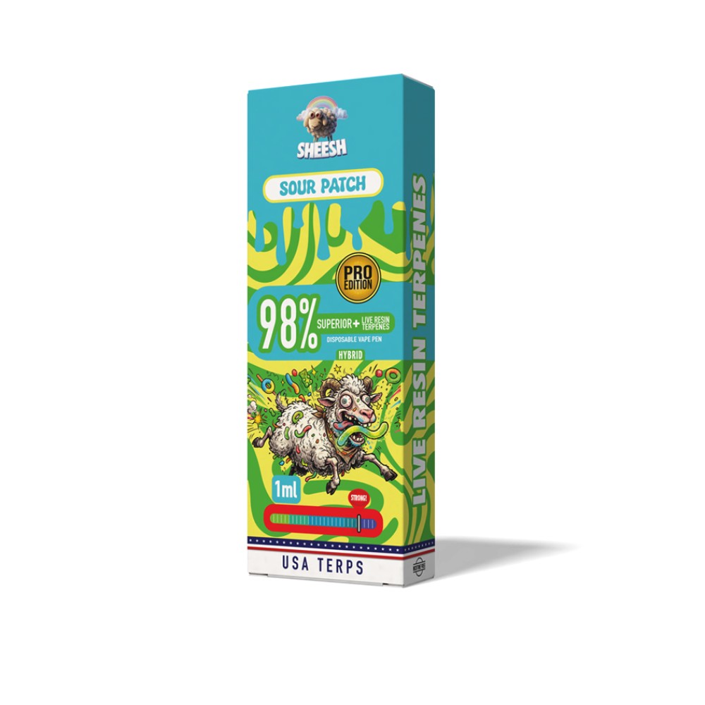 Sheesh 98% Superior Einweg-Vape-Pen " Sour Patch "  1ml