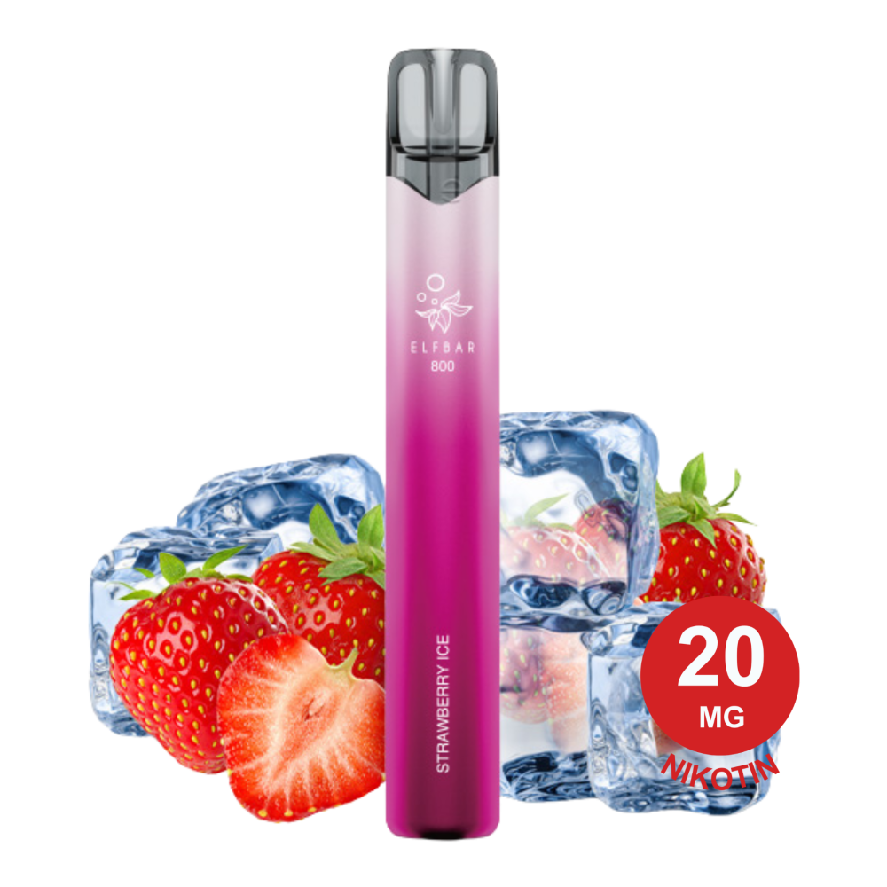 ELFBAR 800 Züge -  Strawberry Ice