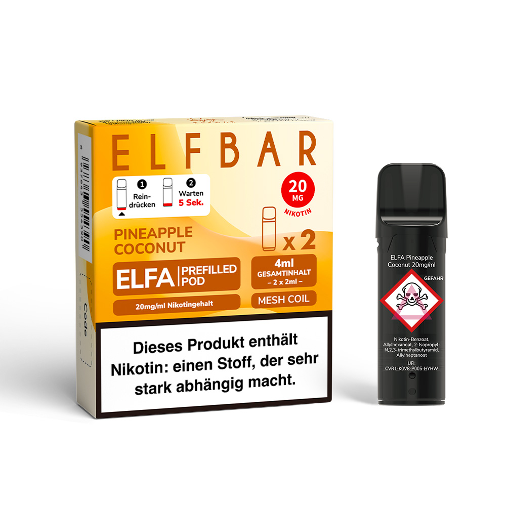 ELFBAR ELFA Prefilled Pods Pineapple Coconut