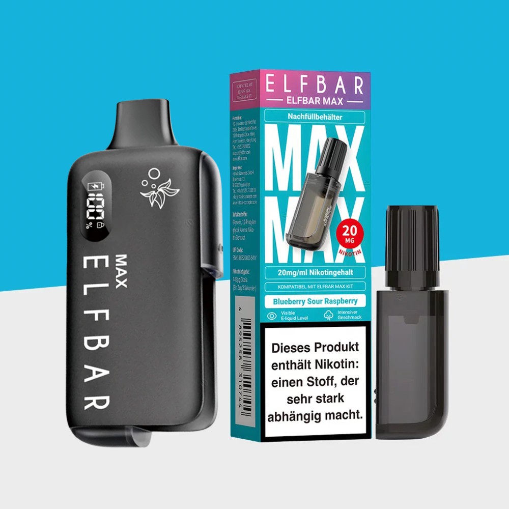 Elfbar Max "Blueberry Sour Raspberry"