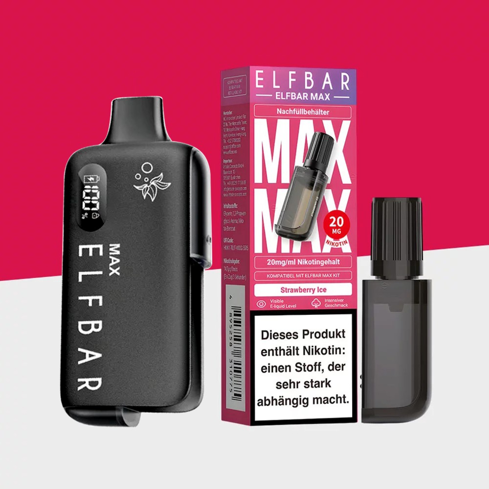 Elfbar Max 6000 "Strawberry Ice"