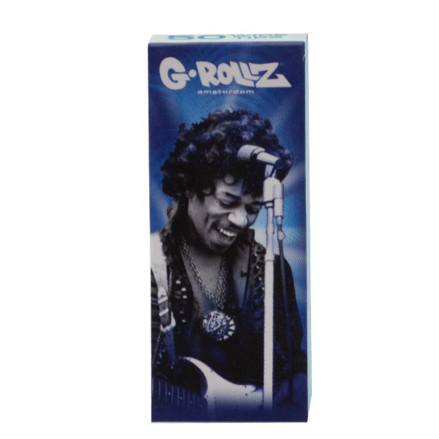 G-Rollz | Blaue Filterspitzen „Blue Spark“, 2,5 x 6 cm, 50 Spitzen, Buch 24/Display