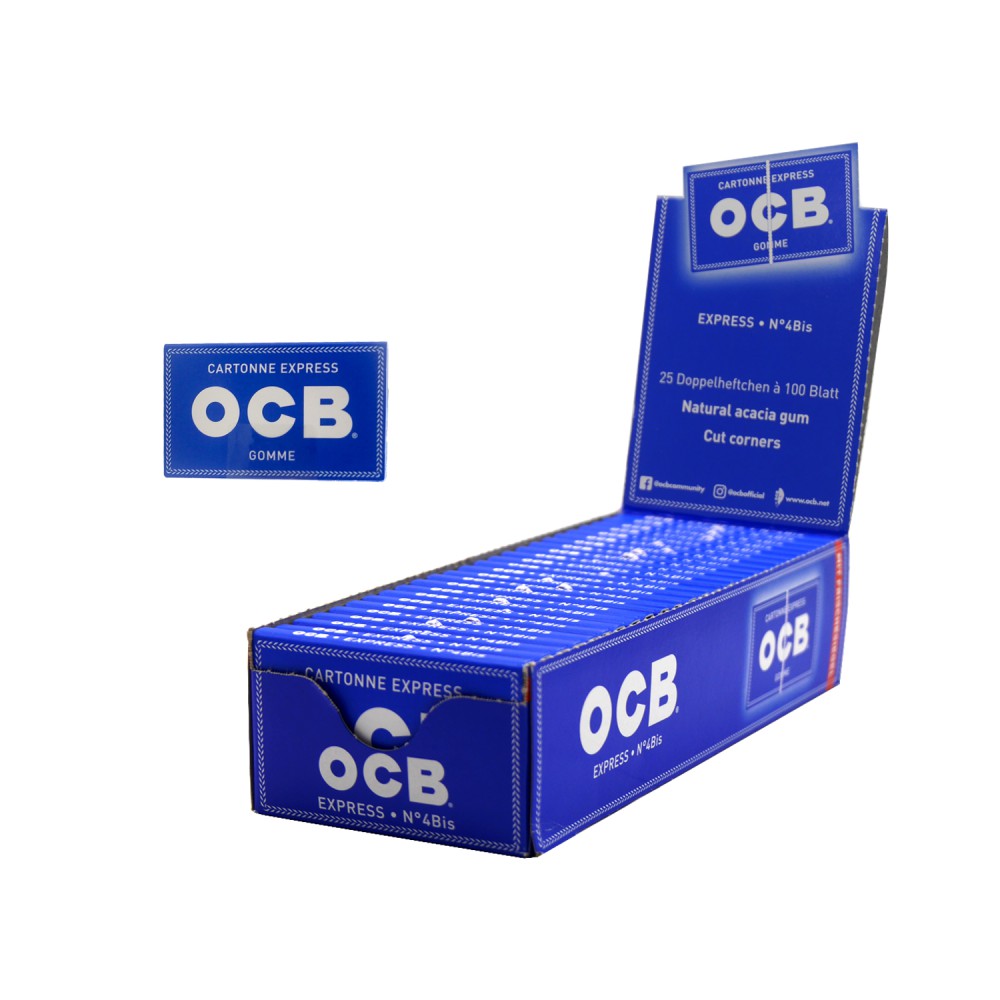 OCB Blue Elastic Band 25 Hefte á 100 Blatt