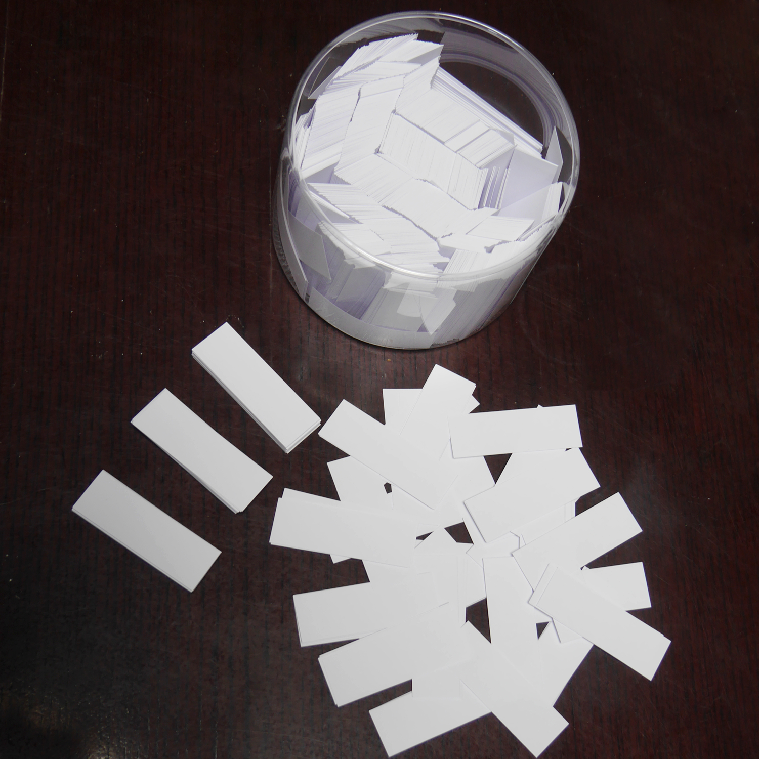Lose Filtertips 20mm x 60mm, Weiß 2500er tips, VE-1