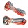 Glaspfeife mit Farbwechsel (Grün/Rot), ca.9 cm VE-6