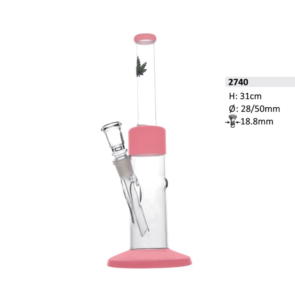 Glasbong | H: 31cm Rohr: 28/50mm Schliff: 18,8mm
