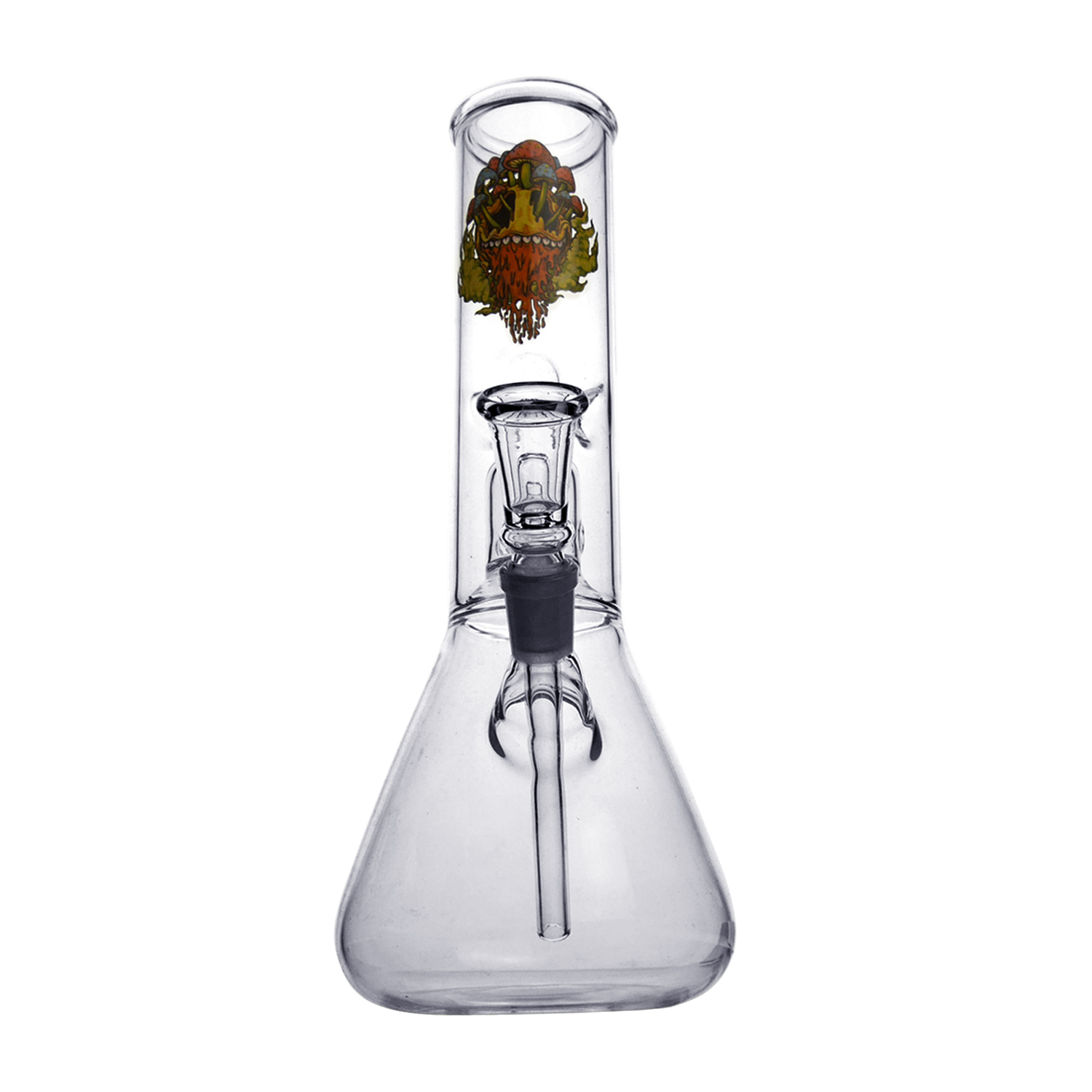 Glow Glasbong mit Perkolator und Eis | H: 28cm Schliff: 14.5mm Ø: 50mm 