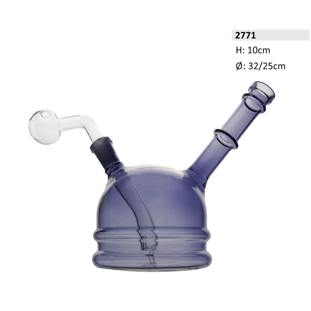 Glas-Ölbong | H: 15cm Ø: 55mm