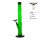Bambus Glasbong mit Glaschillum und Pandakopf | H: 44cm Schliff: 18,8mm