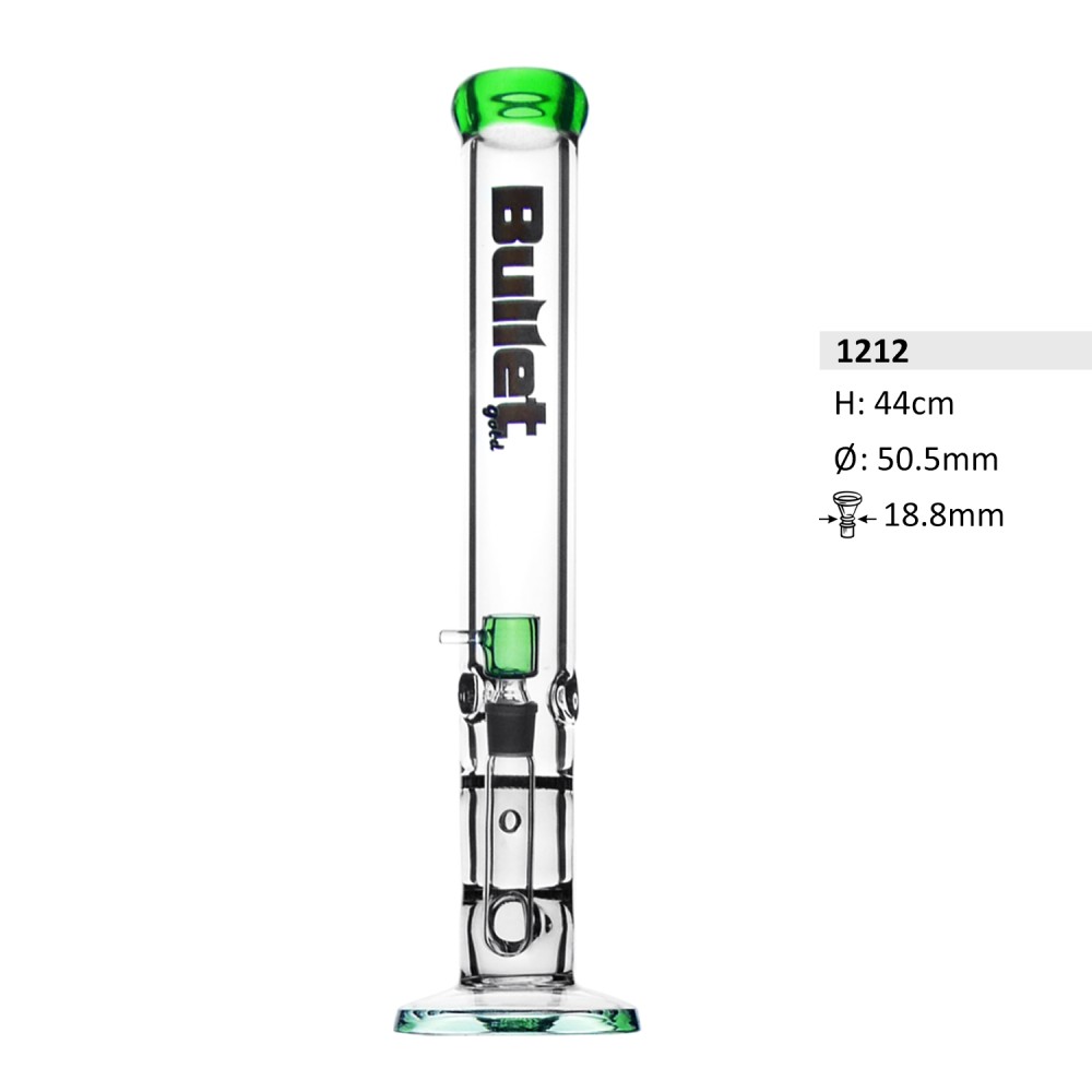 Heavy Glass 44 cm.2x honeycomb seiten chillum 18,8 m Base grün dicke 50,5mm