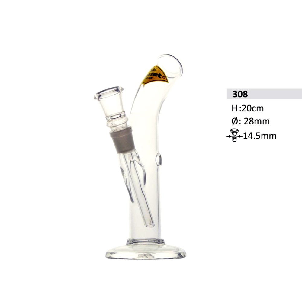  Bullet Zone Glasbong | Ø: 28 H: 14,5 Sockel: 20cm