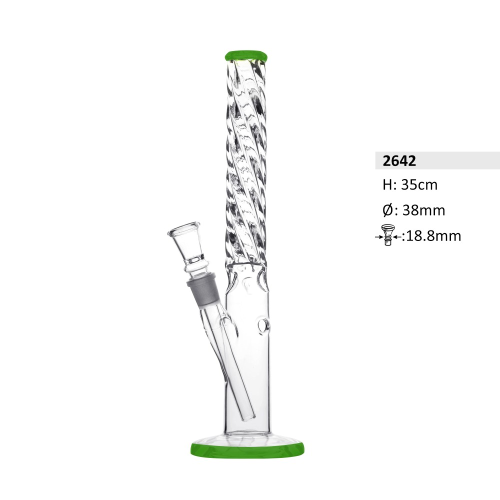Twister Glasbong 18,8mm, H: 35cm, Ø: 38mm