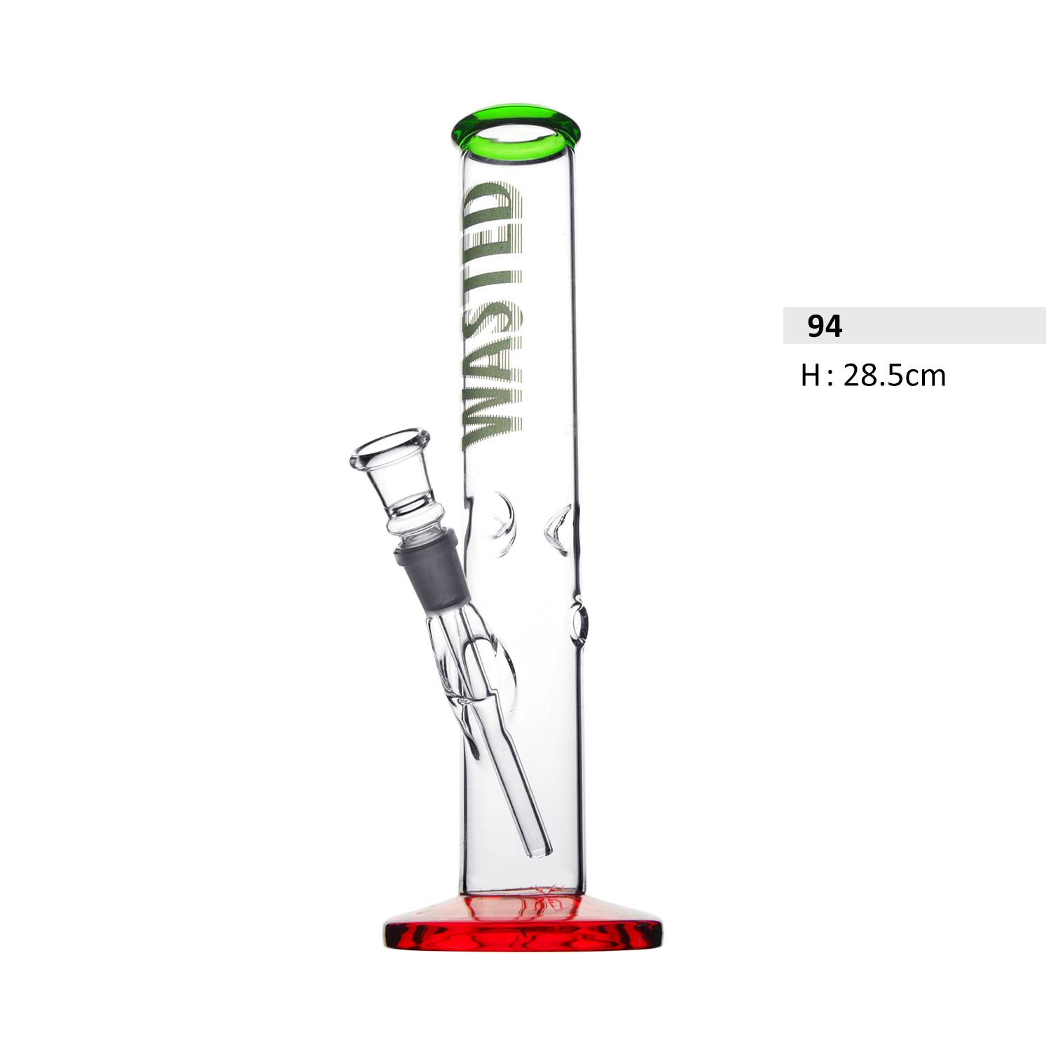 Glasbong Wasted mit Eis | H: 28,5cm 