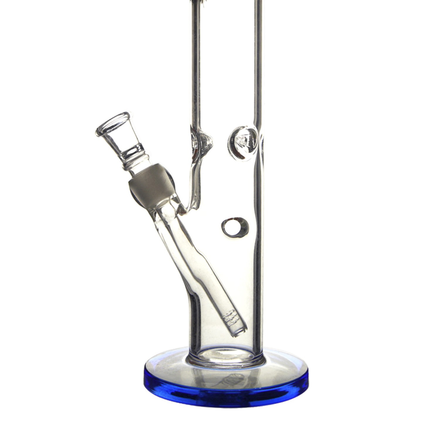 Glasbong Honeycomb mit Perkolator und Eis | Glasstärke: 5mm, H: 38cm, Schliff: 18,8mm