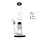 Glasbong mit 8-Arm-Perkolator und Glaschillum | H: 35cm Schliff: 18,8mm Ø: 50mm