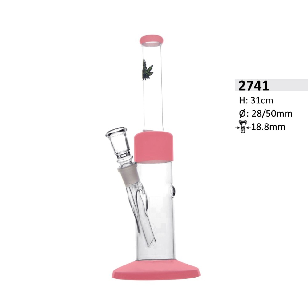 Glasbong | H: 31cm Rohr: 28/50mm Schliff: 18,8mm