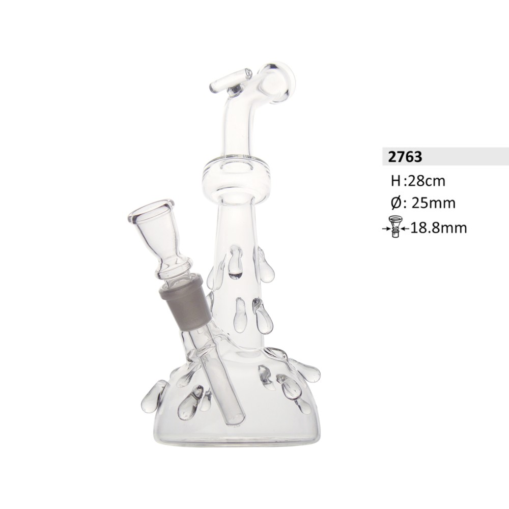 Glasbong | H: 28cm Schliff: 18,8mm Ø: 25mm