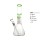 Glasbong Arm Pelculater, Mund und Eis in Grün Farbe | H: 30cm Schliff: 14,5mm Ø: 40mm