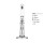 BulletZone Glasbong | Prime 4 | H:33cm, Ø:40mm, Schli.:14,5mm