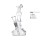 Glasbong | H: 28cm Schliff: 18,8mm Ø: 25mm