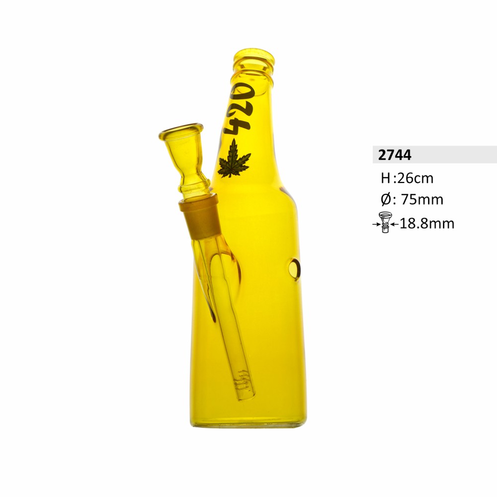 Glasbong 420 Leaf | H: 26cm Rohr: 75mm Schliff: 18,8mm