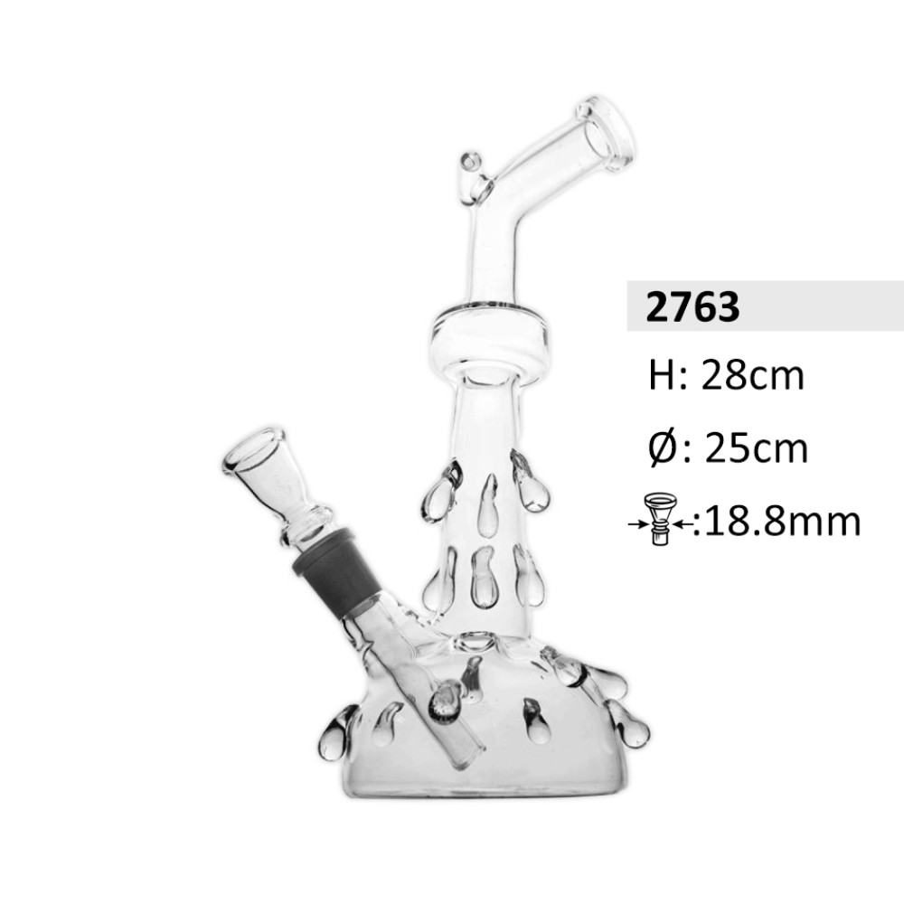 Glasbong | H: 28cm Schliff: 18,8mm Ø: 25mm