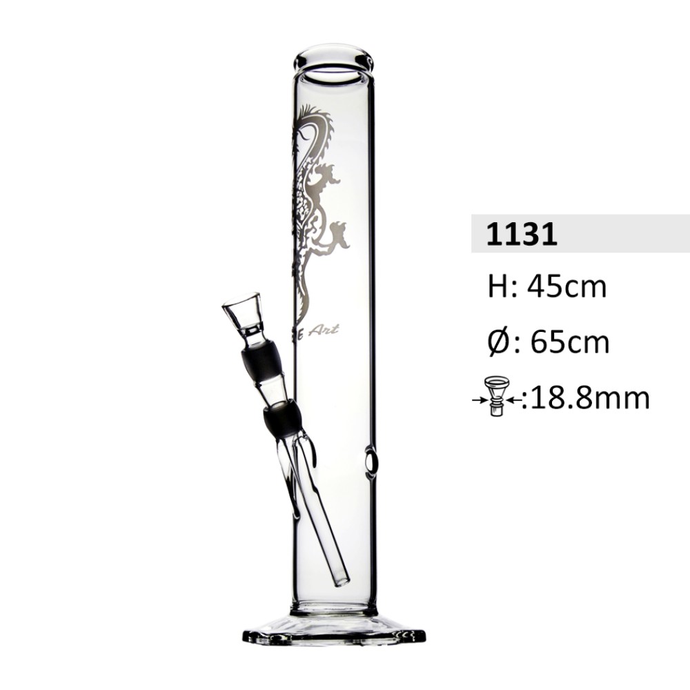 Glassbong kickloch. 65mm.45cm. 18,8 schl. Fine Art
