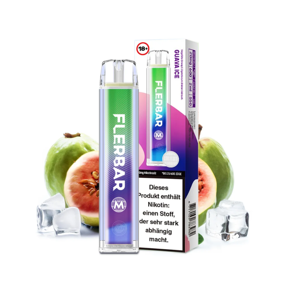 Flerbar 600 GuavaIce  E-Zigarette 20mg
